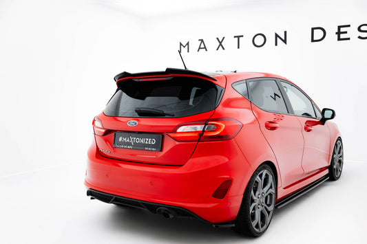 Spoiler CAP V.1 für Ford Fiesta Mk8 ST / ST-Line schwarz Hochglanz