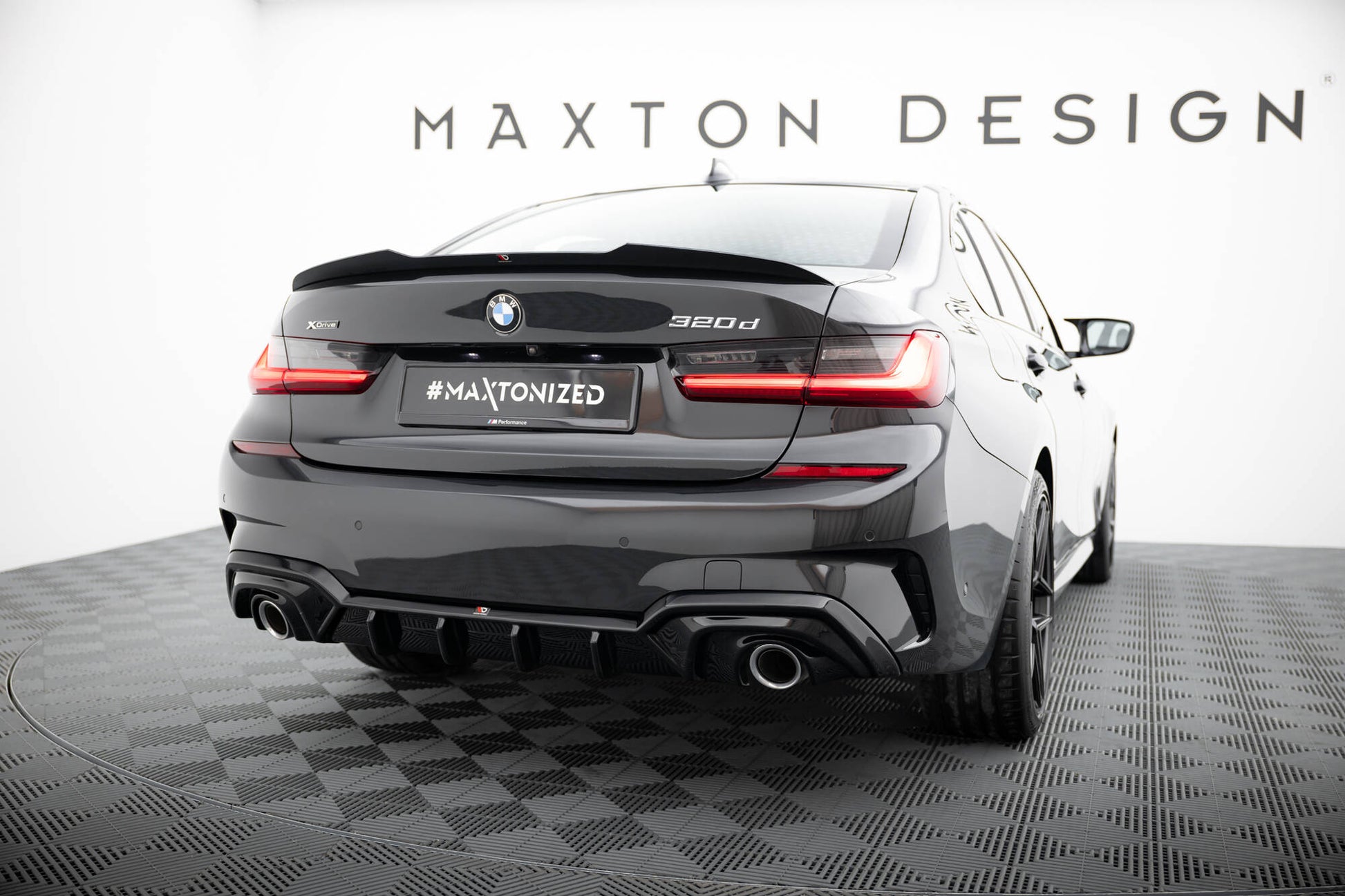Diffusor Heck Ansatz für BMW 3er M-Paket G20 / G21