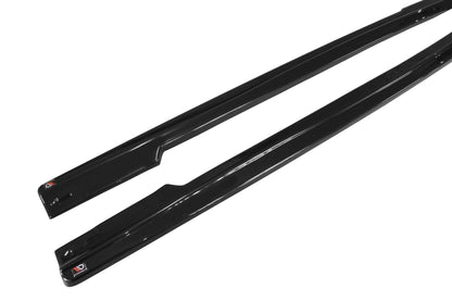 Seitenschweller Ansatz für RENAULT CLIO MK4 RS   schwarz Hochglanz