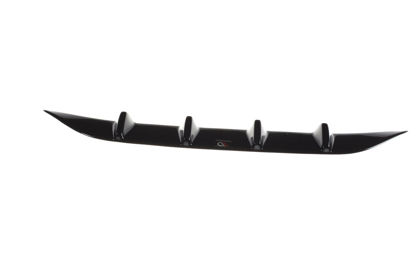 Diffusor Heck Ansatz für MERCEDES- BENZ C-KLASSE W205 COUPE AMG-LINE schwarz Hochglanz