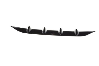 Diffusor Heck Ansatz für MERCEDES- BENZ C-KLASSE W205 COUPE AMG-LINE schwarz Hochglanz