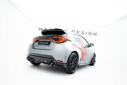 Heck Ansatz Flaps Diffusor +Flaps für Toyota GR Yaris Mk4 Facelift