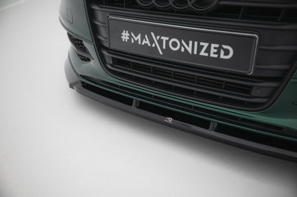 Front Ansatz V.3 für Audi A6 S-line / S6 C7 schwarz Hochglanz