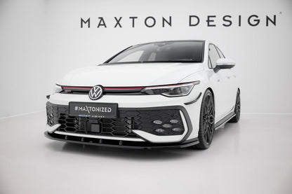Verlängerung motorhaube VW Golf Mk8 schwarz Hochglanz