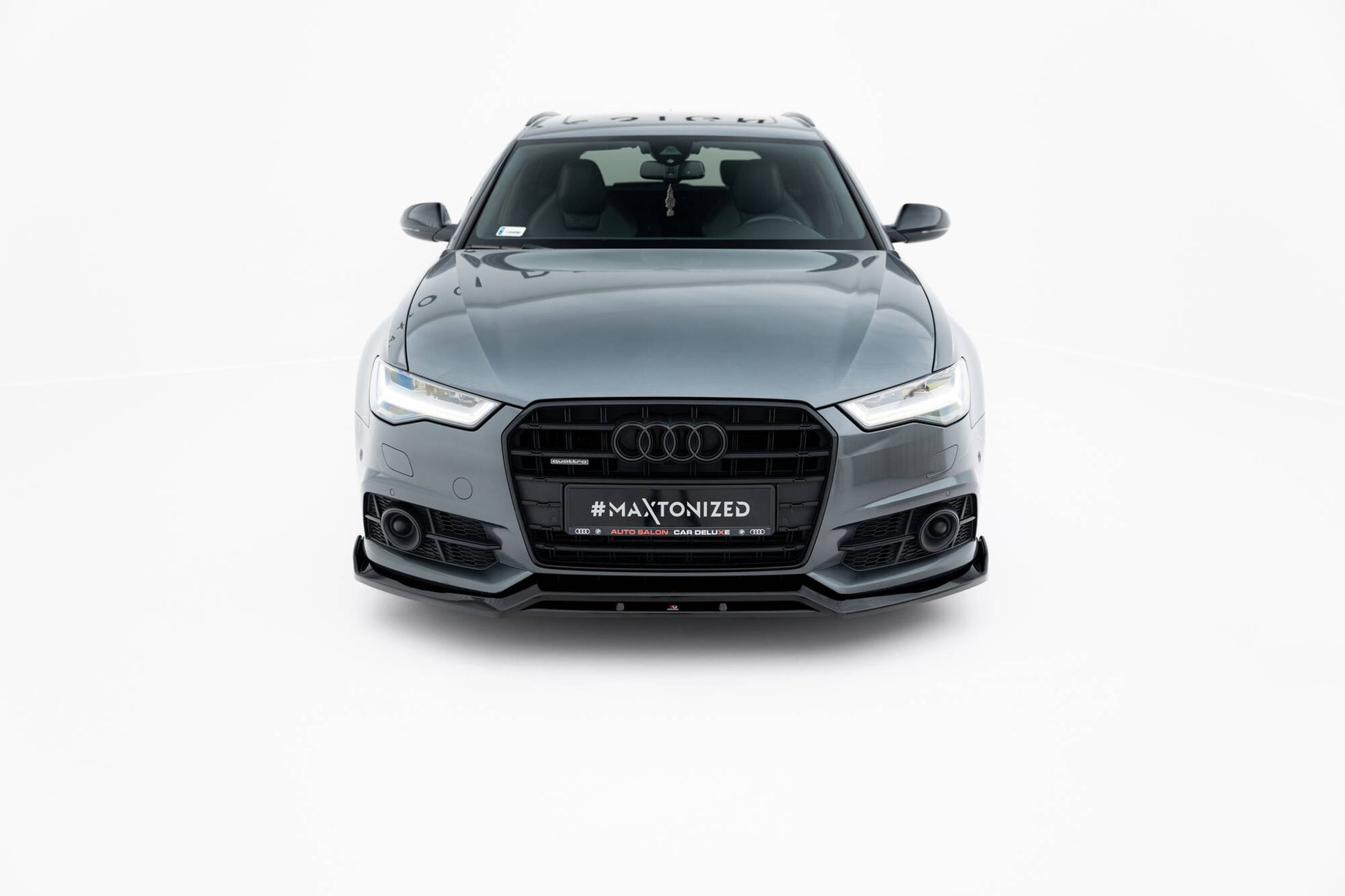 Front Ansatz V.3 für Audi A6 / A6 C7 S-line/ S6 C7 Facelift schwarz Hochglanz