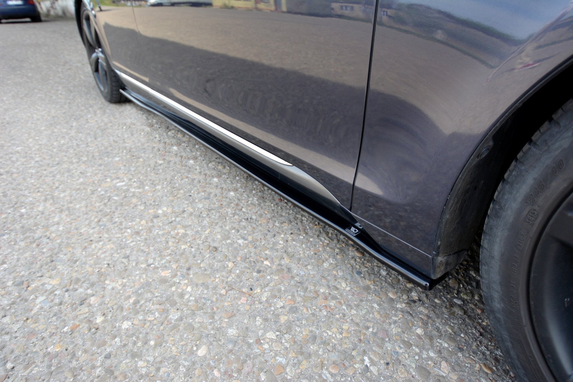Seitenschweller Ansatz für LEXUS GS MK.3 schwarz Hochglanz