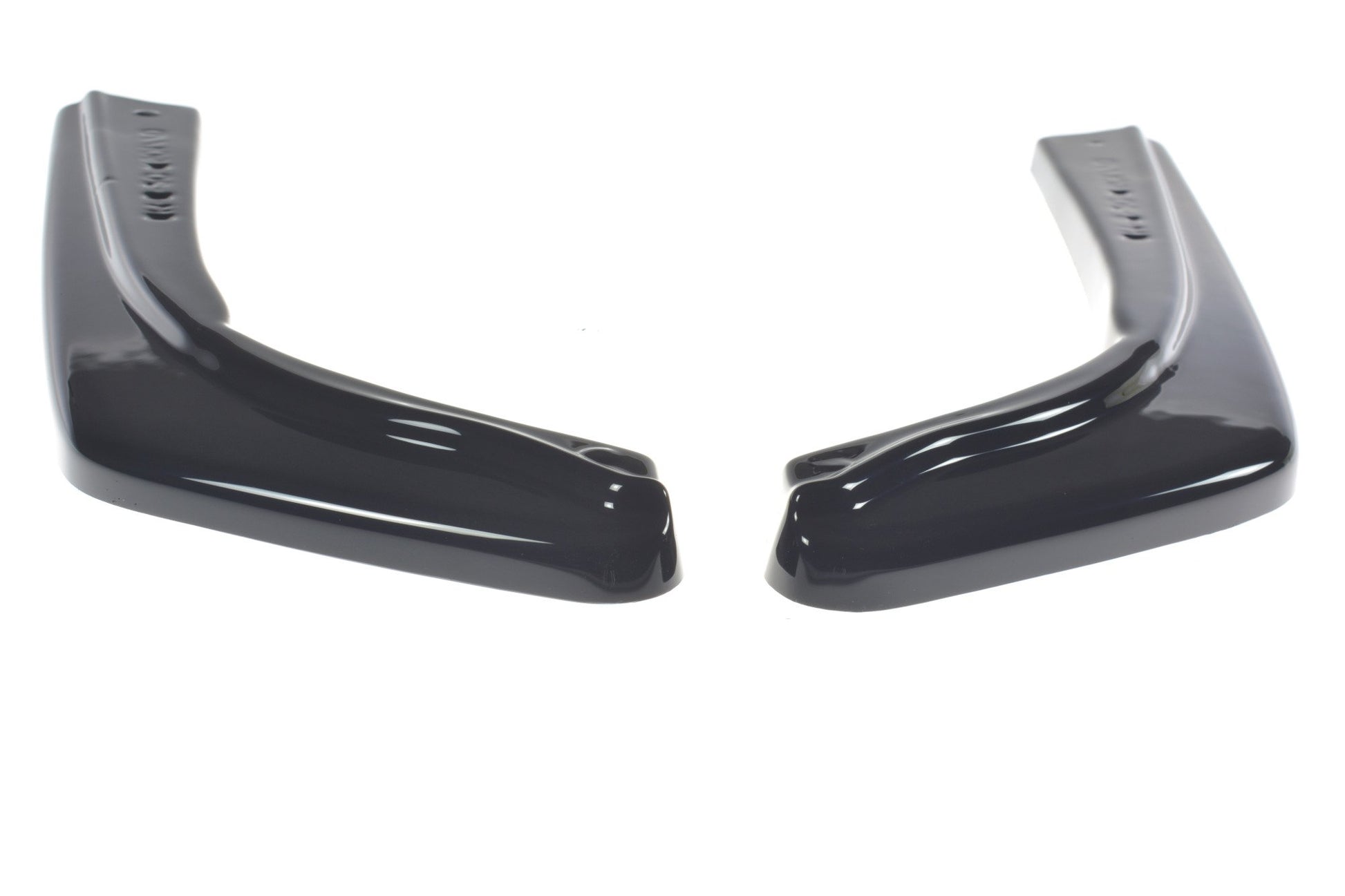 Heck Ansatz Flaps Diffusor für BMW 3er M-Paket G20  schwarz Hochglanz
