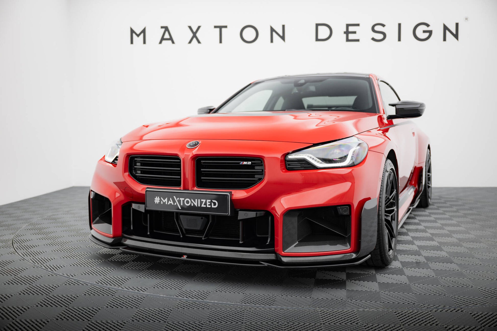 Front Ansatz für BMW M2 M-Performance G87 schwarz Hochglanz