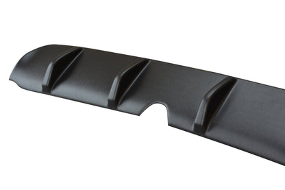 Diffusor Heck Ansatz für HONDA ACCORD MK8. CU-Serie vor Facelift SEDAN schwarz Hochglanz