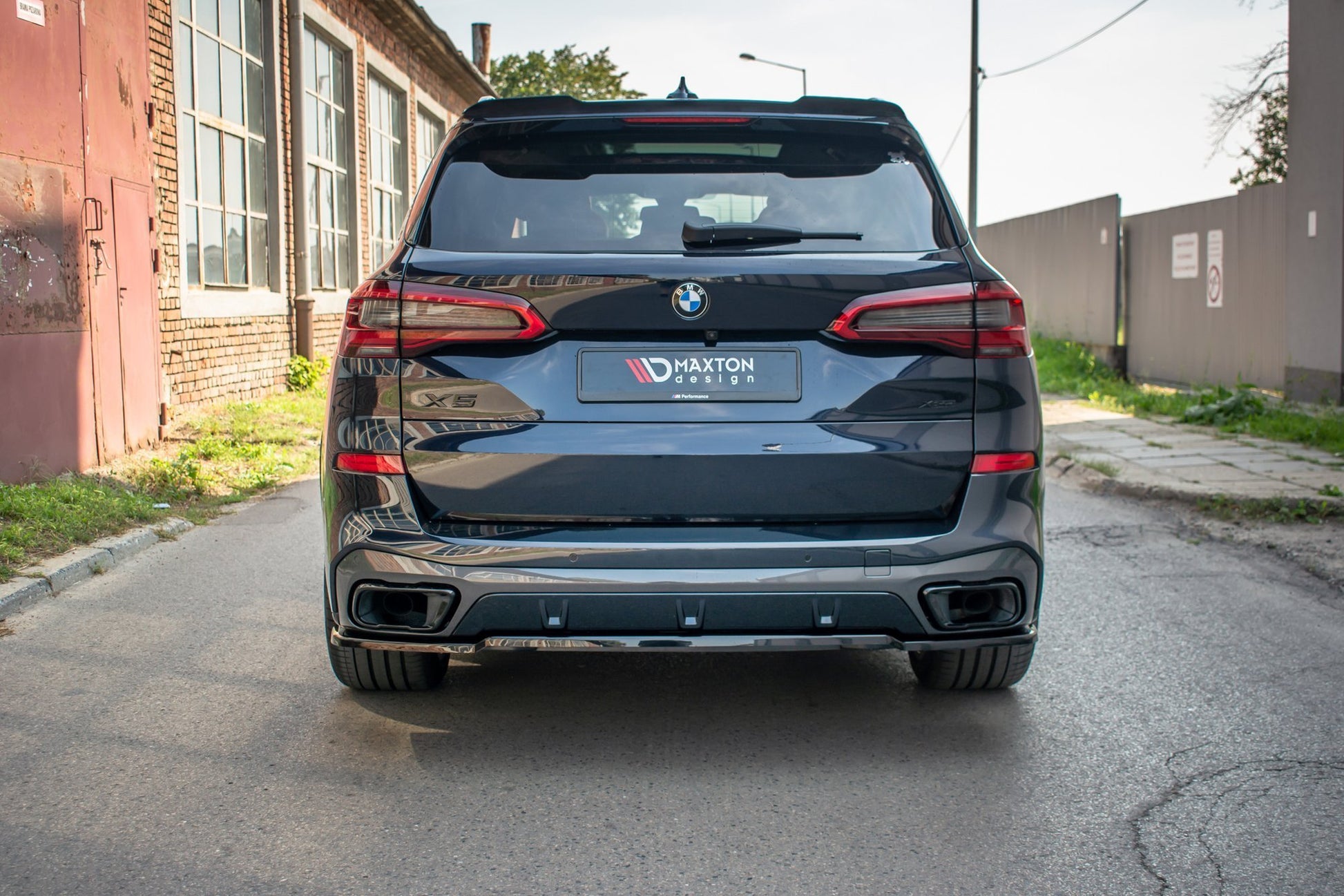 Heckansatz BMW X5 G05 M Paket schwarz Hochglanz