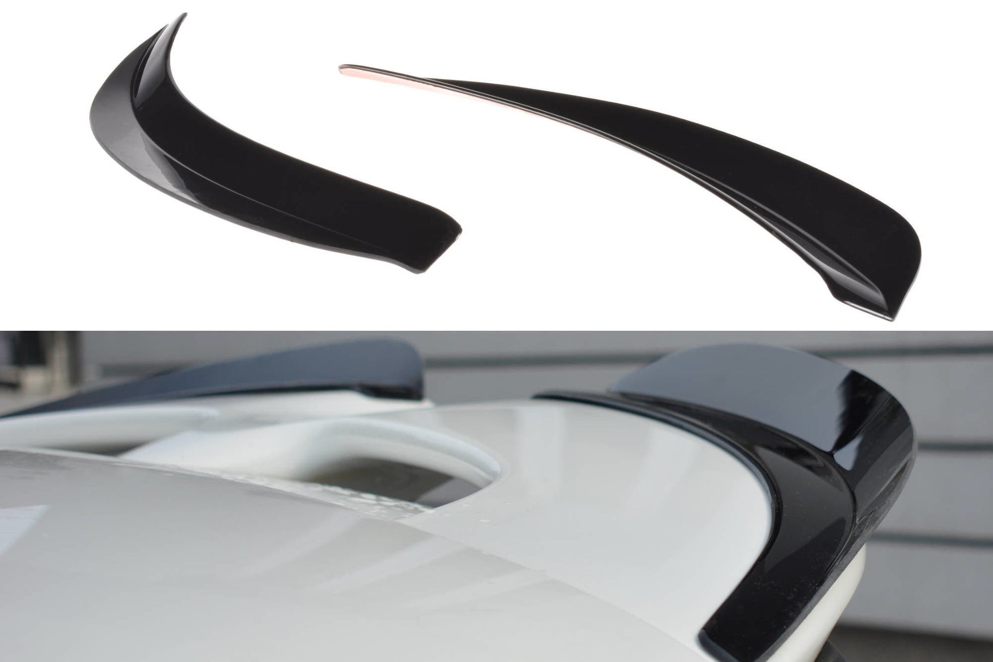 Spoiler CAP V.1 für Mini Cooper S John Cooper Works F56 / F56 Facelift schwarz Hochglanz