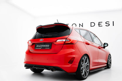 Spoiler CAP V.2 für Ford Fiesta Mk8 ST / ST-Line schwarz Hochglanz