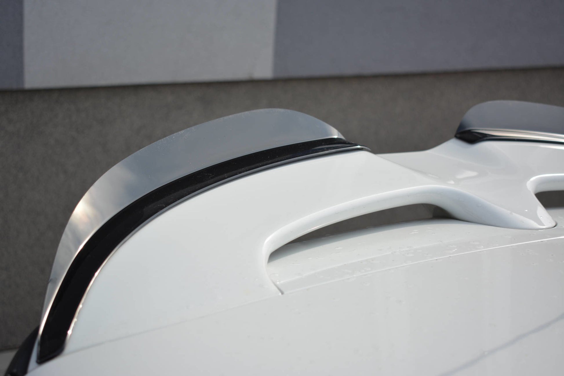 Spoiler CAP V.1 für Mini Cooper S John Cooper Works F56 / F56 Facelift schwarz Hochglanz