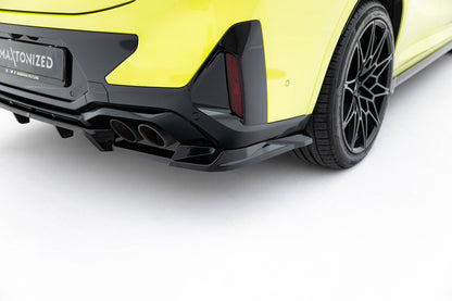 Mittlerer Cup Diffusor DTM Look Heck Ansatz für BMW X4M F98 Facelift schwarz Hochglanz