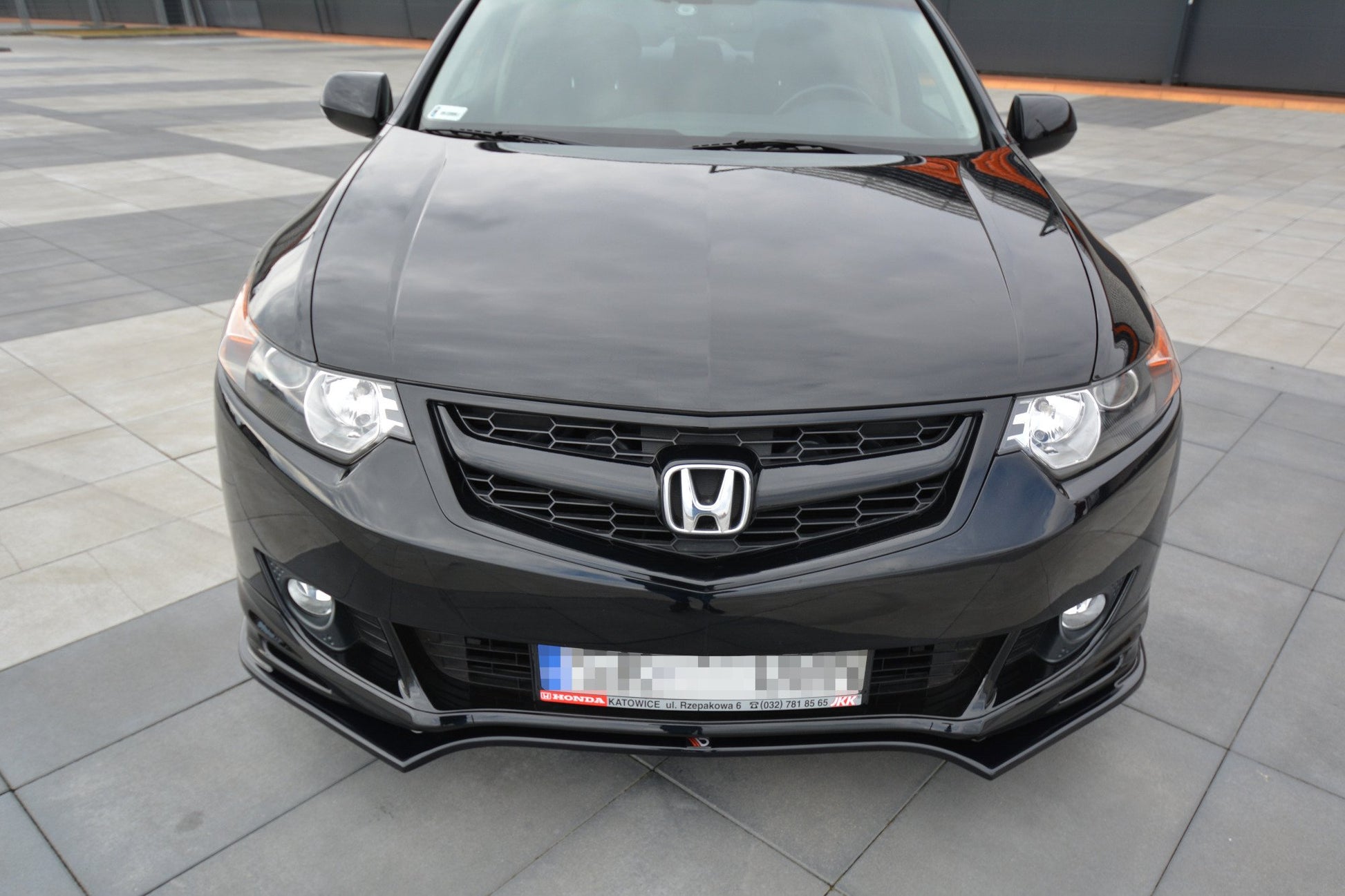 Front Ansatz für HONDA ACCORD MK.8 TYPE-S CU-Serie vor Facelift SEDAN Carbon Look