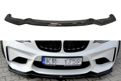 Front Ansatz für BMW M2 (F87) COUPÉ schwarz Hochglanz
