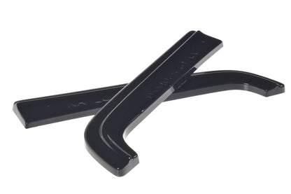 Heck Ansatz Flaps Diffusor für VW T6 schwarz Hochglanz