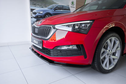 Front Ansatz V.1 für Skoda Scala schwarz Hochglanz