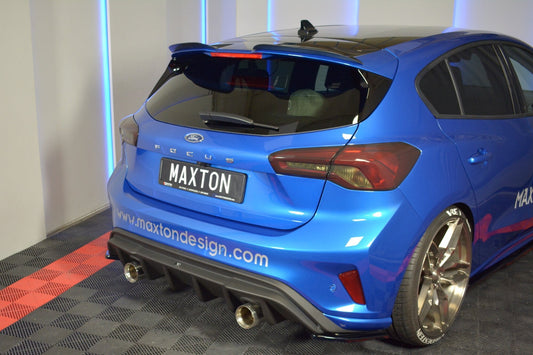 Spoiler CAP V.3 für Ford Focus ST-Line Mk4 schwarz matt