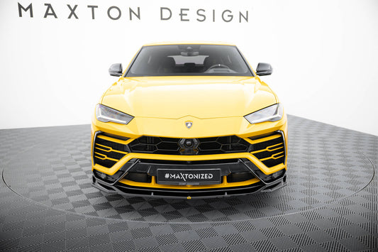 Front Ansatz V.3 für Lamborghini Urus Mk1 schwarz Hochglanz