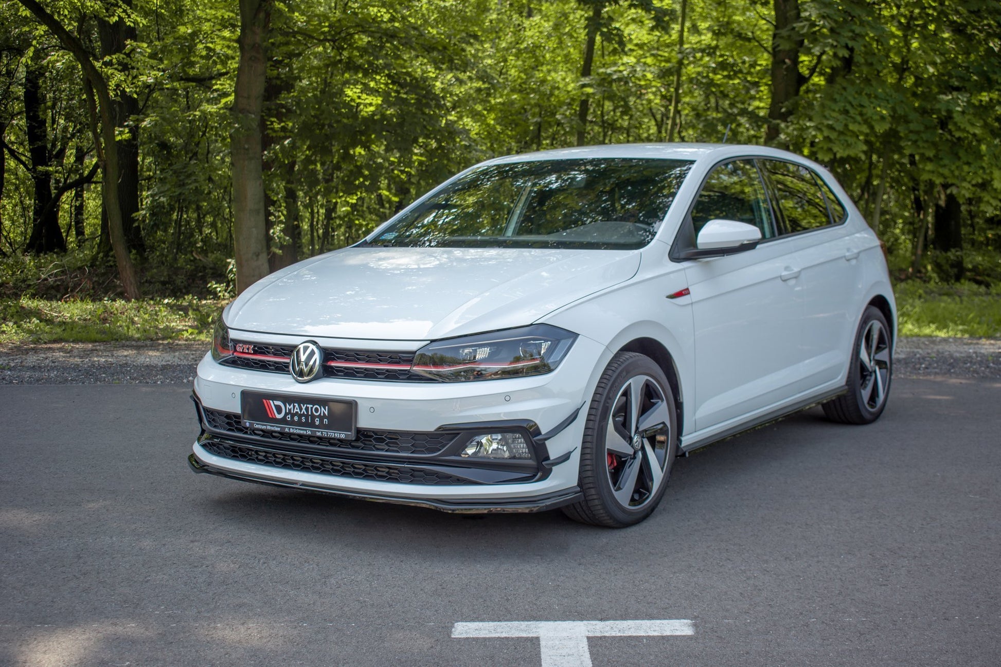 Front Ansatz V.2 für VW POLO MK6 GTI Carbon Look