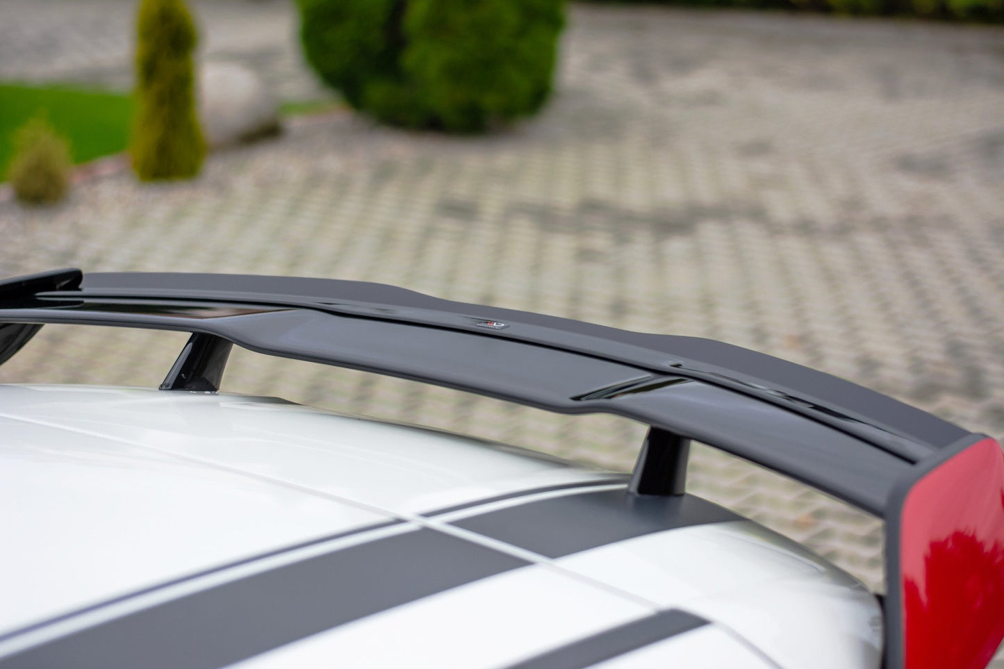 Spoiler CAP für Mercedes A45 AMG W176 schwarz Hochglanz