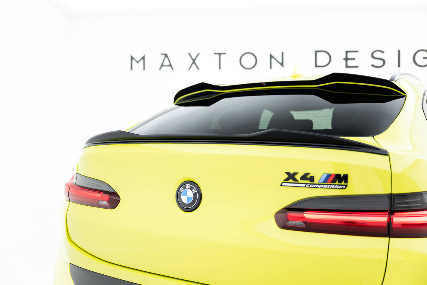 Unten Spoiler CAP 3D für BMW X4 M F98 Facelift schwarz Hochglanz