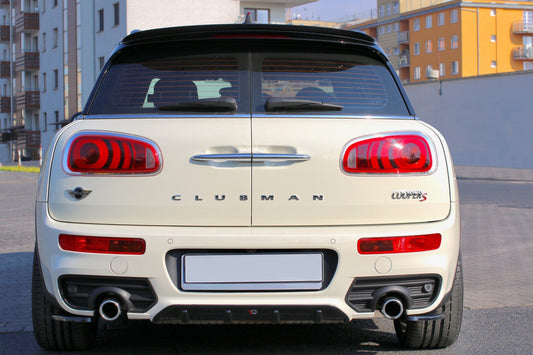 Heck Ansatz Flaps Diffusor V.1 für MINI CLUBMAN S MK2 (F54) JCW  schwarz Hochglanz
