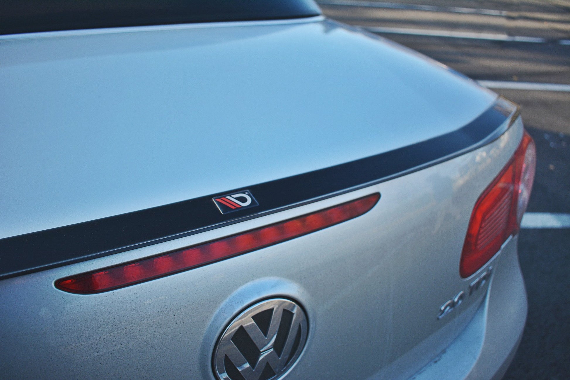 Spoiler CAP für VW EOS schwarz Hochglanz