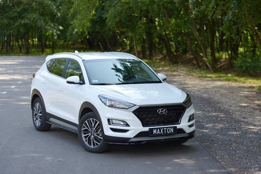 Seitenschweller Ansatz für Hyundai Tucson Mk3 Facelift schwarz Hochglanz