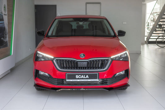 Front Ansatz V.2 für Skoda Scala  schwarz Hochglanz