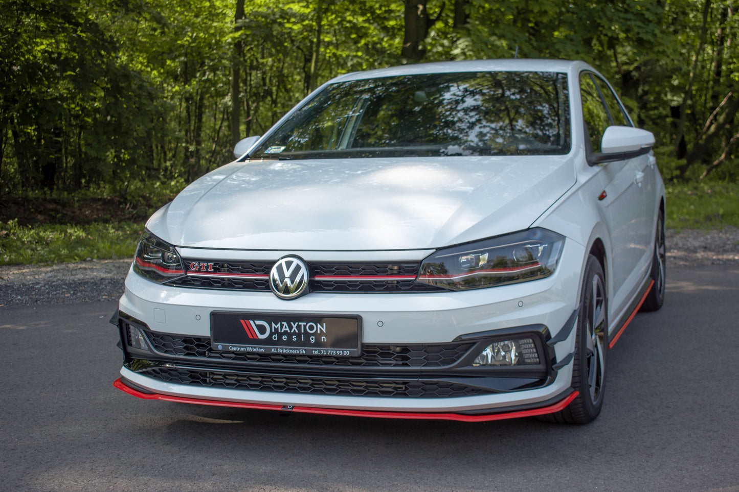 Front Ansatz V.2 für VW POLO MK6 GTI Carbon Look