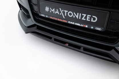 Front Ansatz V.3 für Audi A6 / A6 C7 S-line/ S6 C7 Facelift schwarz Hochglanz