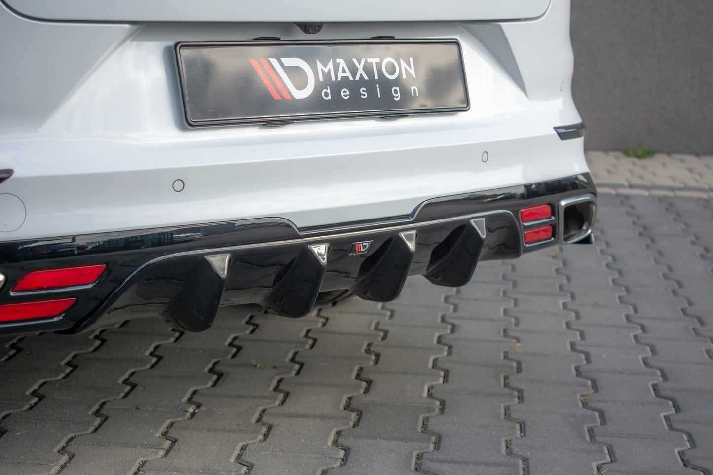 Diffusor Heck Ansatz für Kia ProCeed GT Mk1 schwarz Hochglanz