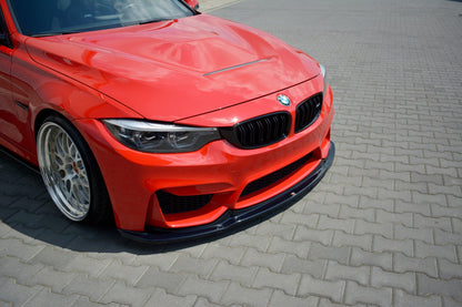 Front Ansatz für BMW M3 F80  schwarz Hochglanz