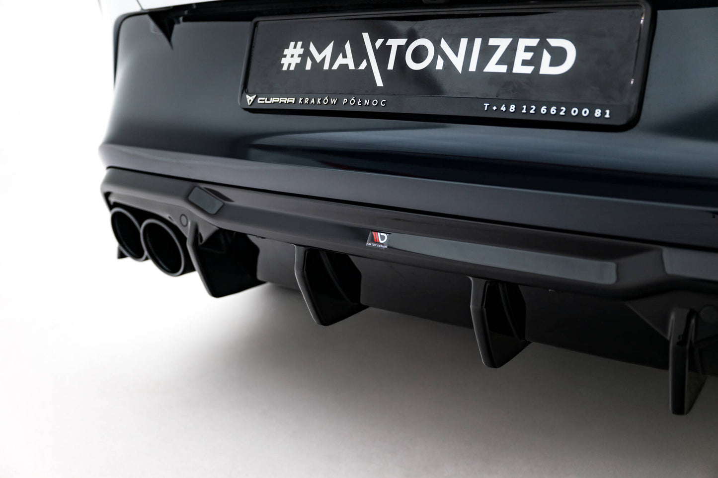 Diffusor Heck Ansatz + Endrohre für Cupra Formentor Mk1