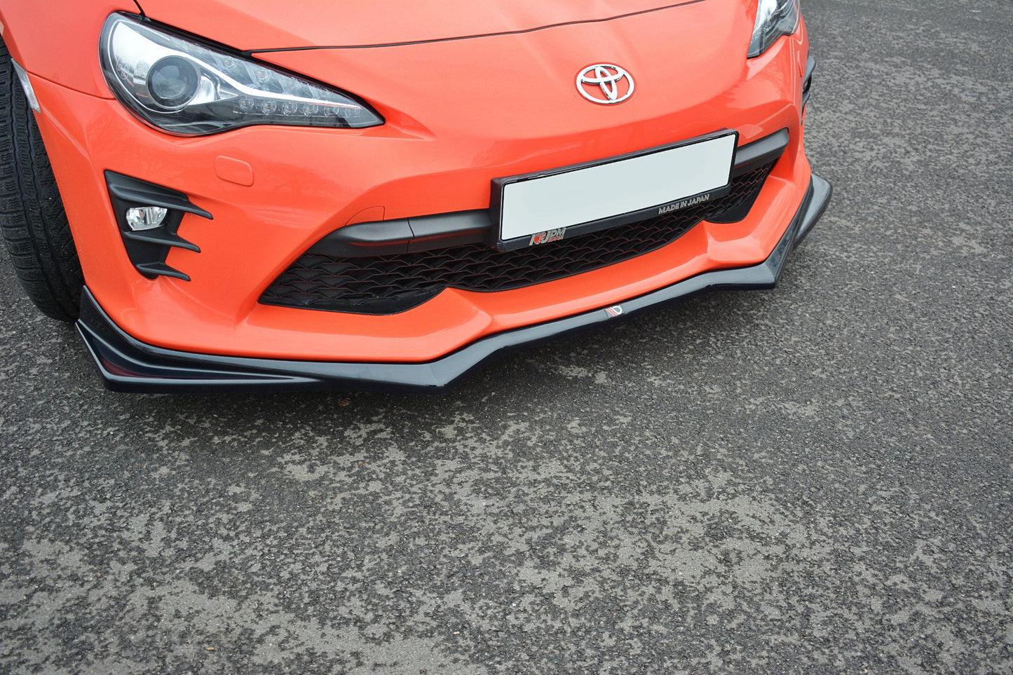 Front Ansatz V.2 für Toyota GT86 Facelift  schwarz Hochglanz