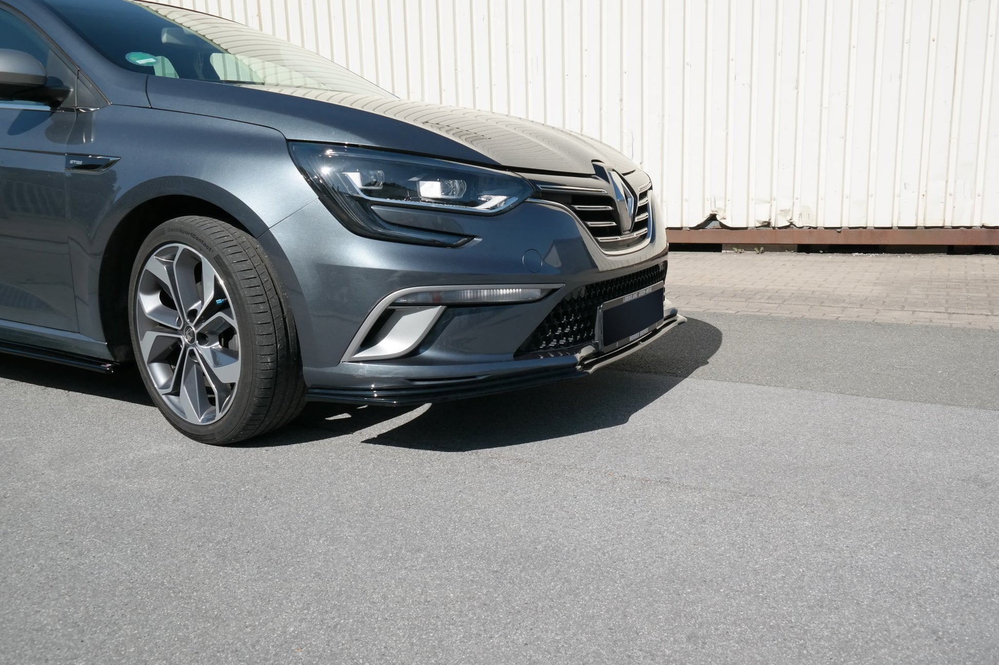 Front Ansatz für Renault Megane Mk.4 GT-Line schwarz Hochglanz