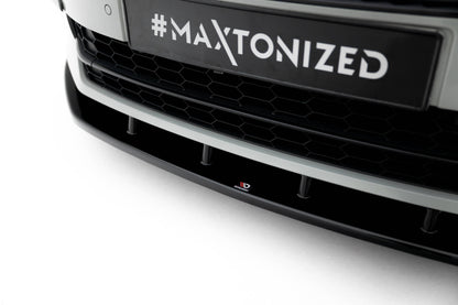Front Ansatz V.3 für Skoda Superb Liftback / Combi Mk3 schwarz Hochglanz