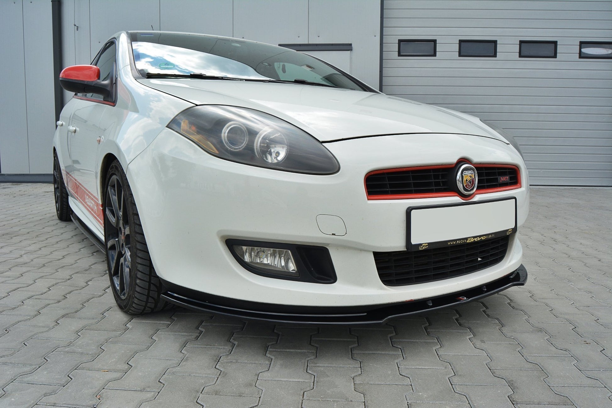 Front Ansatz für Fiat Bravo MK 2 SPORT schwarz Hochglanz
