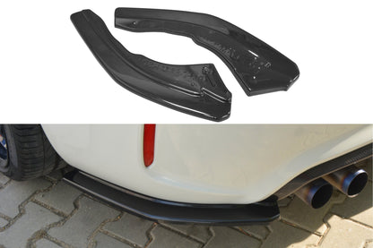 Heck Ansatz Flaps Diffusor für BMW M2 (F87) COUPÉ schwarz Hochglanz