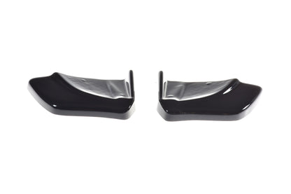 Heck Ansatz Flaps Diffusor für Abarth 500 Mk1 schwarz Hochglanz