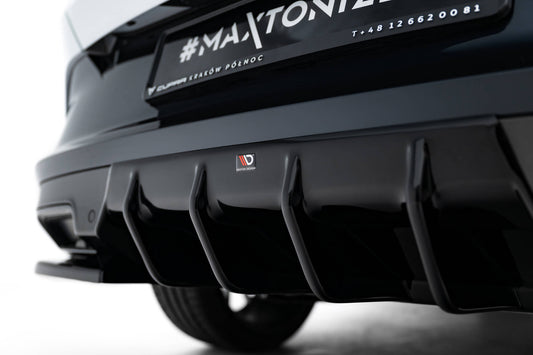 Diffusor Heck Ansatz V.2 für Cupra Formentor Mk1 Facelift schwarz Hochglanz