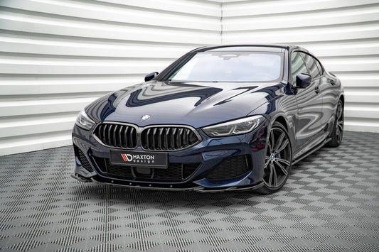 Front Ansatz V.4 für BMW 8 Coupe M-Paket G15 / 8 Gran Coupe M-Paket G16 schwarz Hochglanz