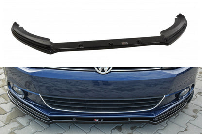 Front Ansatz V.1 für VW Jetta 6 schwarz Hochglanz