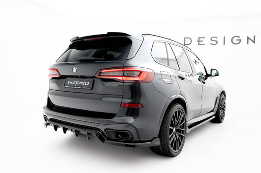 Spoiler CAP V.1 für BMW X5 G05 M Paket schwarz Hochglanz