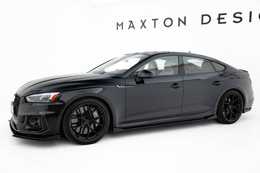 Seitenschweller Flaps für Audi RS5 Sportback F5 schwarz Hochglanz