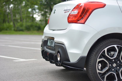 Diffusor Heck Ansatz für Heckschürze für SUZUKI SWIFT 6 SPORT
