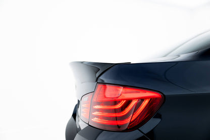 Spoiler CSL Look BMW 5er Limousine F10 / F10 Facelift schwarz Hochglanz