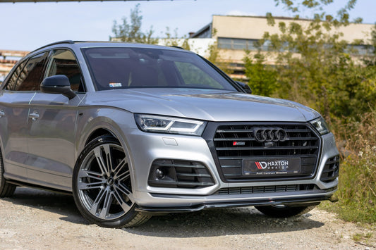 Front Ansatz für Audi SQ5/Q5 S-line Mk2 schwarz Hochglanz